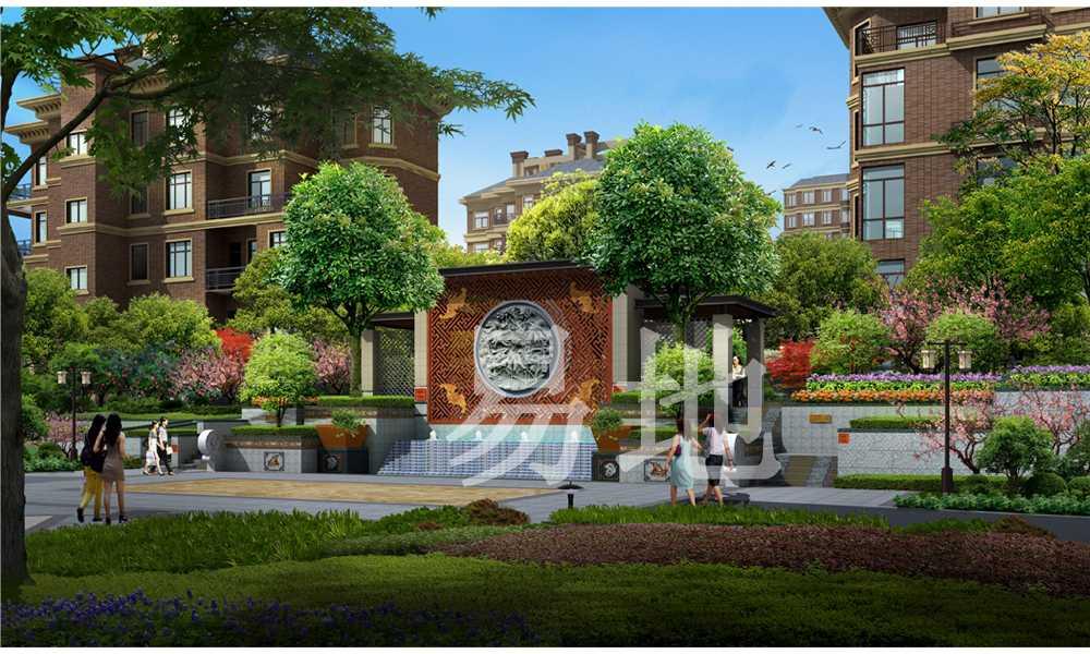 郑州易地园林景观规划设计有限公司作品,新合鑫睿智禧园