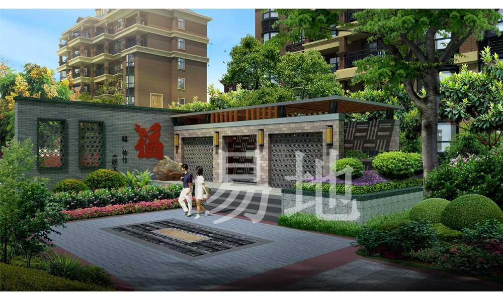 郑州易地园林景观规划设计有限公司作品,新合鑫睿智禧园