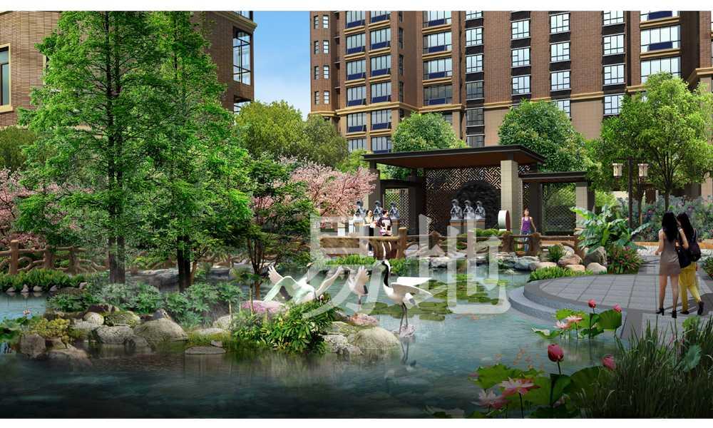 郑州易地园林景观规划设计有限公司作品,新合鑫睿智禧园