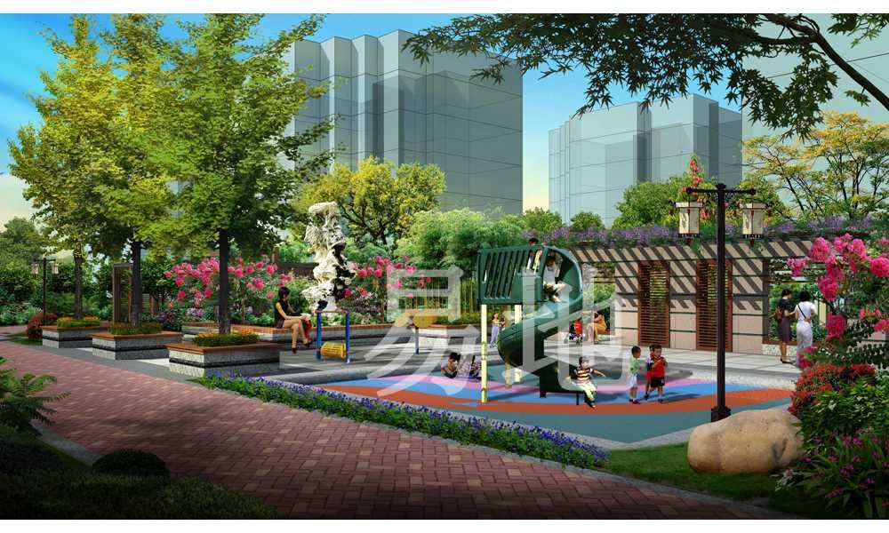 郑州易地园林景观规划设计有限公司作品,新合鑫睿智禧园